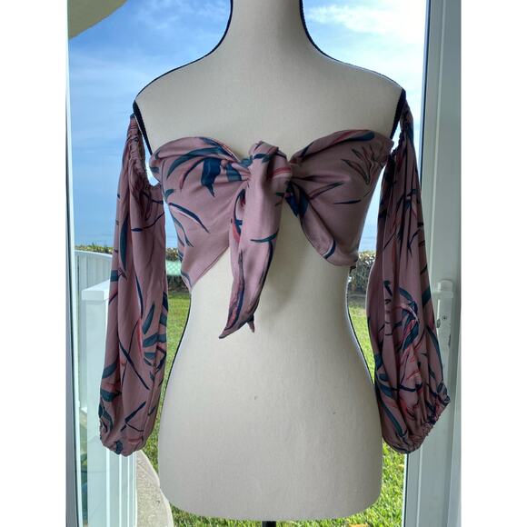 OLIVACEOUS Womens Crop Top Size M - Picture 2 of 8